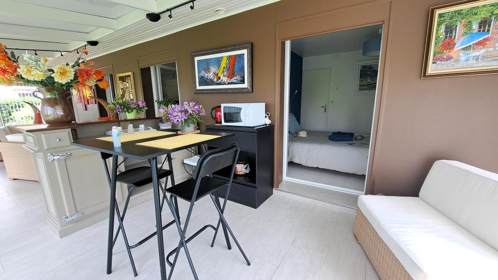 Chambre Privee Avec Salon, Garage Voiture, Velos, Motos Tourville-sur-Arques Kültér fotó